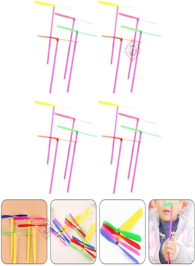 Firstly Traders Mini Plastic Flying Toys/Bamboo Dragonfly Propeller Toy Kids Outdoor Playing Party Favors Toy Gifts-36 Piece Durable - Image 4